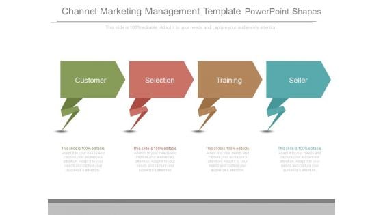 Channel Marketing Management Template Powerpoint Shapes