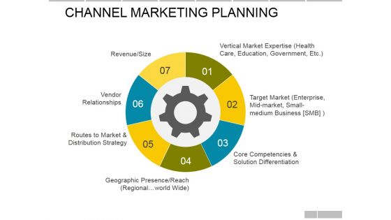 Channel Marketing Planning Ppt PowerPoint Presentation Icon Elements