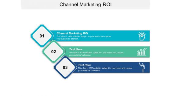 Channel Marketing ROI Ppt PowerPoint Presentation Ideas Show Cpb