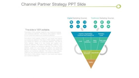 Channel Partner Strategy Ppt Slide