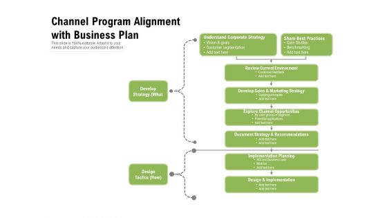 Channel Program Alignment With Business Plan Ppt PowerPoint Presentation Professional Summary PDF