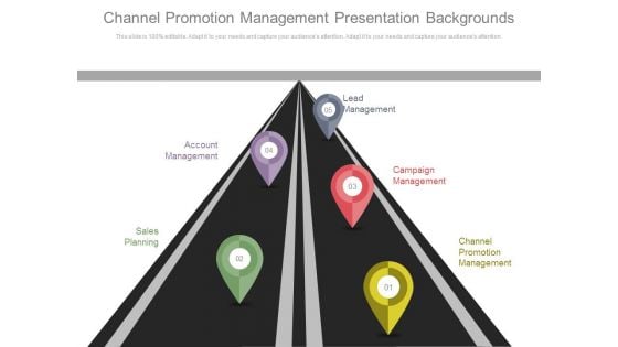 Channel Promotion Management Presentation Backgrounds