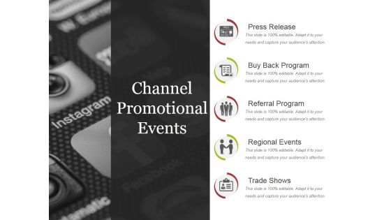 Channel Promotional Events Ppt PowerPoint Presentation Model Background Image