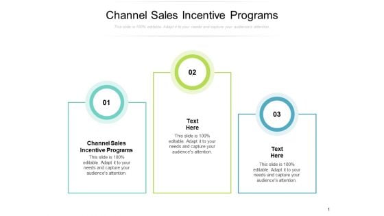 Channel Sales Incentive Programs Ppt PowerPoint Presentation Gallery Show Cpb