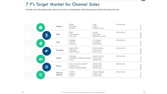 Channel Sales Taking Your Product To Market 7 Ps Target Market For Channel Sales Ideas PDF Channel Sales Taking Your Product To Market 7 Ps Target Market For Channel Sales Ideas PDF