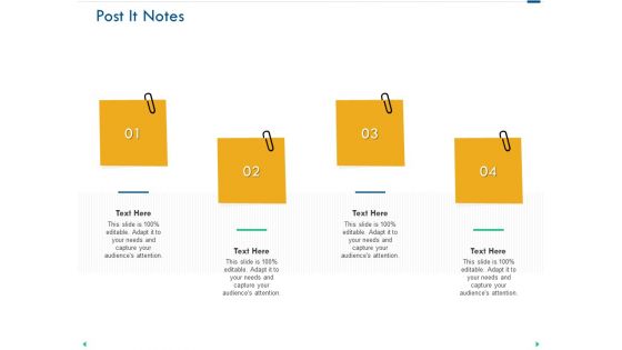 Channel Sales Taking Your Product To Market Post It Notes Ppt Show Outline PDF