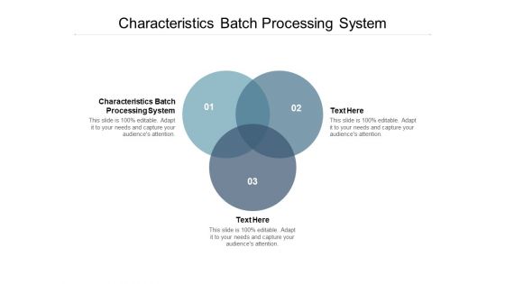 Characteristics Batch Processing System Ppt PowerPoint Presentation Pictures