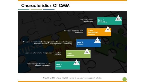 Characteristics Of CMM Ppt PowerPoint Presentation Icon Master Slide