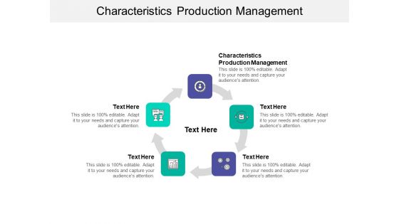 Characteristics Production Management Ppt PowerPoint Presentation Slides Summary Cpb