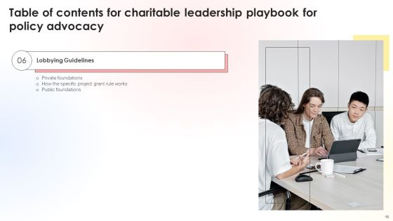 Charitable Leadership Playbook For Policy Advocacy Ppt PowerPoint Presentation Complete Deck With Slides Slide16