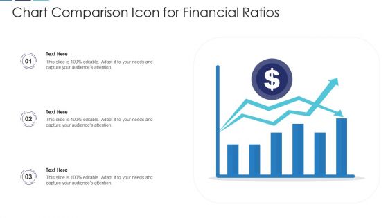 Chart Comparison Icon For Financial Ratios Template PDF