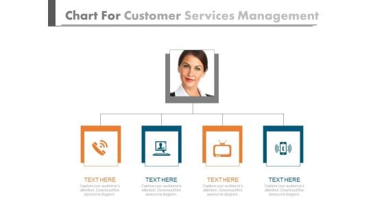 Chart For Technical Support Services Powerpoint Template