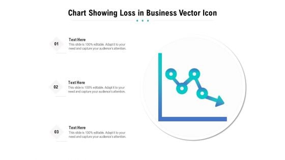 Chart Showing Loss In Business Vector Icon Ppt PowerPoint Presentation Gallery Pictures PDF