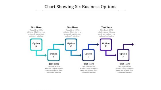 Chart Showing Six Business Options Ppt PowerPoint Presentation File Slideshow PDF