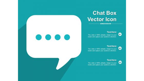 Chat Box Vector Icon Ppt PowerPoint Presentation Example 2015