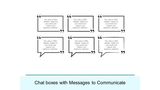 Chat Boxes With Messages To Communicate Ppt PowerPoint Presentation Professional Styles