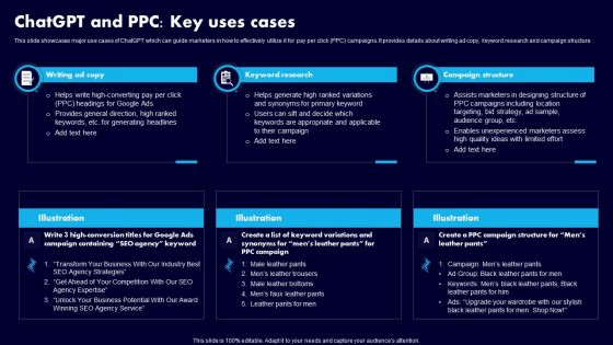 Chatgpt And PPC Key Uses Cases Ppt Ideas Skills PDF Chatgpt And PPC Key Uses Cases Ppt Ideas Skills PDF