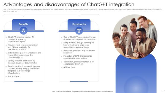 Chatgpt In Web Applications For Enhanced User Interactions Ppt PowerPoint Presentation Complete Deck With Slides Slide18