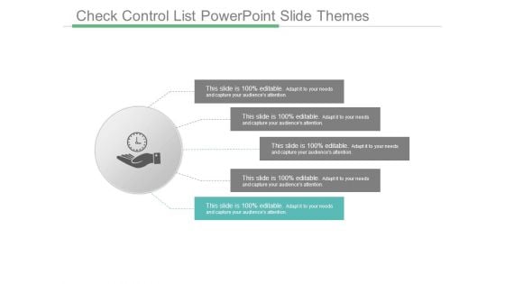 Check Control List Powerpoint Slide Themes
