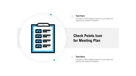 Check Points Icon For Meeting Plan Ppt PowerPoint Presentation Icon Samples PDF Check Points Icon For Meeting Plan Ppt PowerPoint Presentation Icon Samples PDF