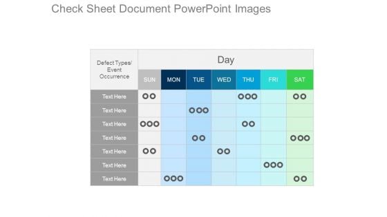 Check Sheet Document Powerpoint Images