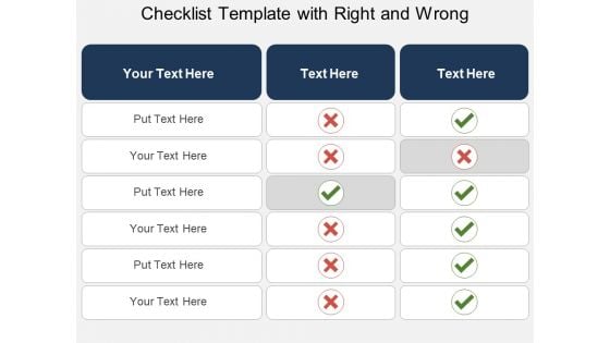 Checklist Free PowerPoint Diagram