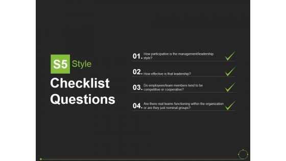 Checklist Questions Template 4 Ppt PowerPoint Presentation Portfolio Demonstration