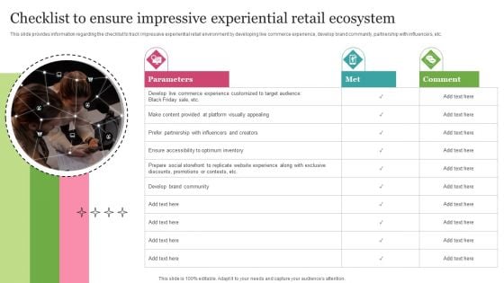 Checklist To Ensure Impressive Experiential Retail Ecosystem Graphics PDF Checklist To Ensure Impressive Experiential Retail Ecosystem Graphics PDF