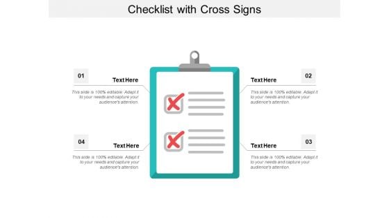Checklist With Cross Signs Ppt Powerpoint Presentation Layouts Objects