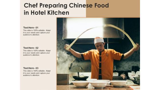 Chef Preparing Chinese Food In Hotel Kitchen Ppt PowerPoint Presentation Outline Microsoft PDF