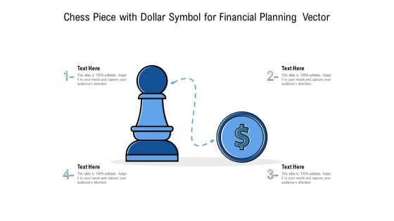 Chess Piece With Dollar Symbol For Financial Planning Vector Ppt PowerPoint Presentation Layouts Show