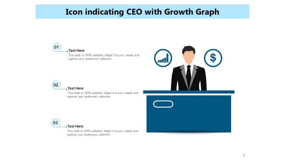 Chief Executive Officer Icon Business Organization Ppt PowerPoint Presentation Complete Deck