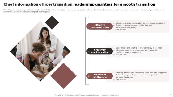 Chief Information Officer Transition Ppt PowerPoint Presentation Complete Deck With Slides Slide04