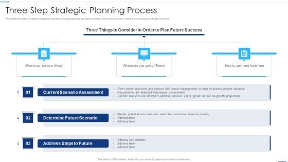 Chief Strategy Executive Playbook Three Step Strategic Planning Process Introduction PDF