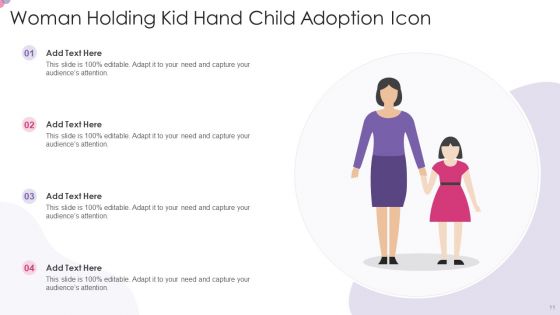 Child Adoption Icon Ppt PowerPoint Presentation Complete Deck With Slides