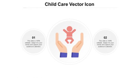 Child Care Vector Icon Ppt PowerPoint Presentation Pictures Professional