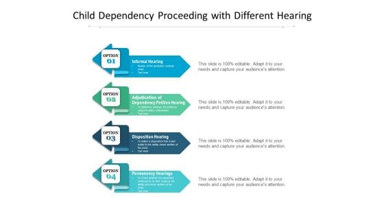 Child Dependency Proceeding With Different Hearing Ppt PowerPoint Presentation Layouts Slideshow PDF