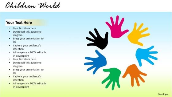 Children Team Diversity PowerPoint Slides And Ppt Diagram Templates