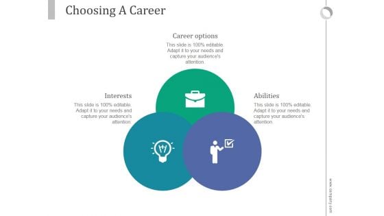 Choosing A Career Ppt PowerPoint Presentation Show