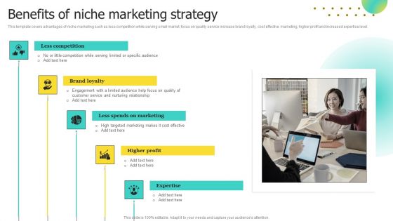 Choosing Target Audience And Target Audience Tactics Benefits Of Niche Marketing Strategy Inspiration PDF
