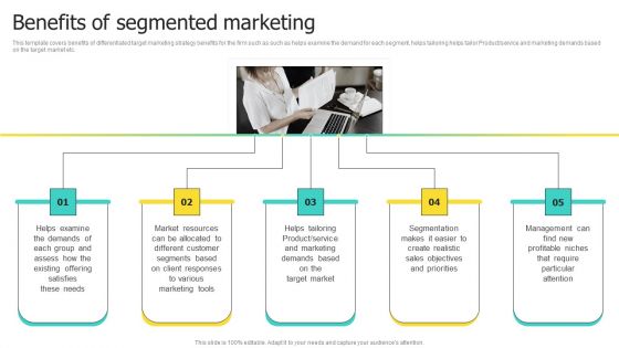 Choosing Target Audience And Target Audience Tactics Benefits Of Segmented Marketing Summary PDF