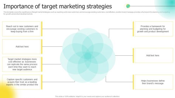 Choosing Target Audience And Target Audience Tactics Importance Of Target Marketing Strategies Demonstration PDF
