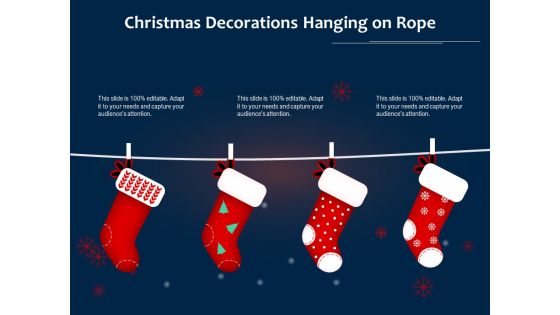 Christmas Decorations Hanging On Rope Ppt PowerPoint Presentation Layouts Outline PDF