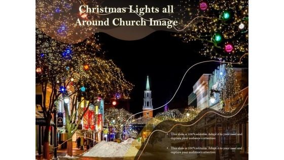 Christmas Lights All Around Church Image Ppt PowerPoint Presentation Gallery Influencers PDF