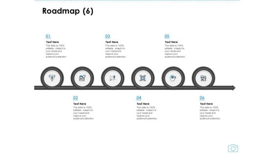 Cinematography Project Proposal Roadmap Six Stages Ppt Pictures Example PDF