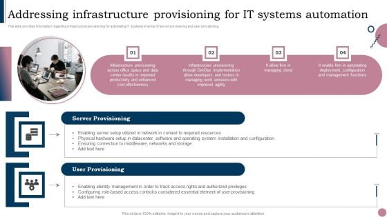 Cios Guide To Optimize Addressing Infrastructure Provisioning For IT Systems Infographics PDF