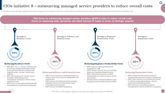 Cios Guide To Optimize Cios Initiative 8 Outsourcing Managed Service Providers Pictures PDF Cios Guide To Optimize Cios Initiative 8 Outsourcing Managed Service Providers Pictures PDF