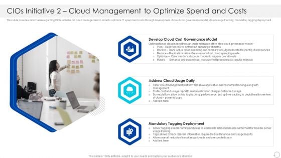 Cios Initiative 2 Cloud Management To Optimize Spend And Costs Diagrams PDF Cios Initiative 2 Cloud Management To Optimize Spend And Costs Diagrams PDF