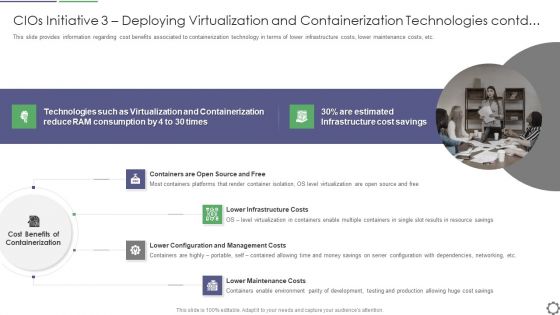 Cios Steps For Strategic Information Technology Cost Improvement Cios Initiative 3 Deploying Slides PDF