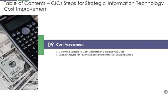 Cios Steps For Strategic Information Technology Cost Improvement Ppt PowerPoint Presentation Complete Deck With Slides